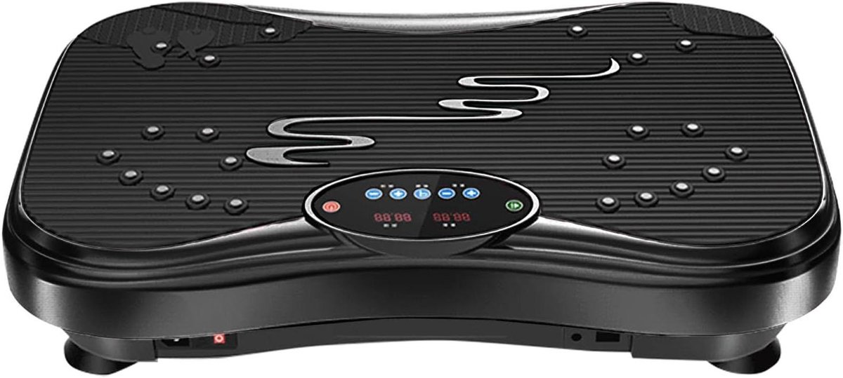 Vibratie Trainingsapparaat - Fitnessplatform - Thuis Fitness - XL Stabiel Ontwerp - 199.6 kg Max - Zwart