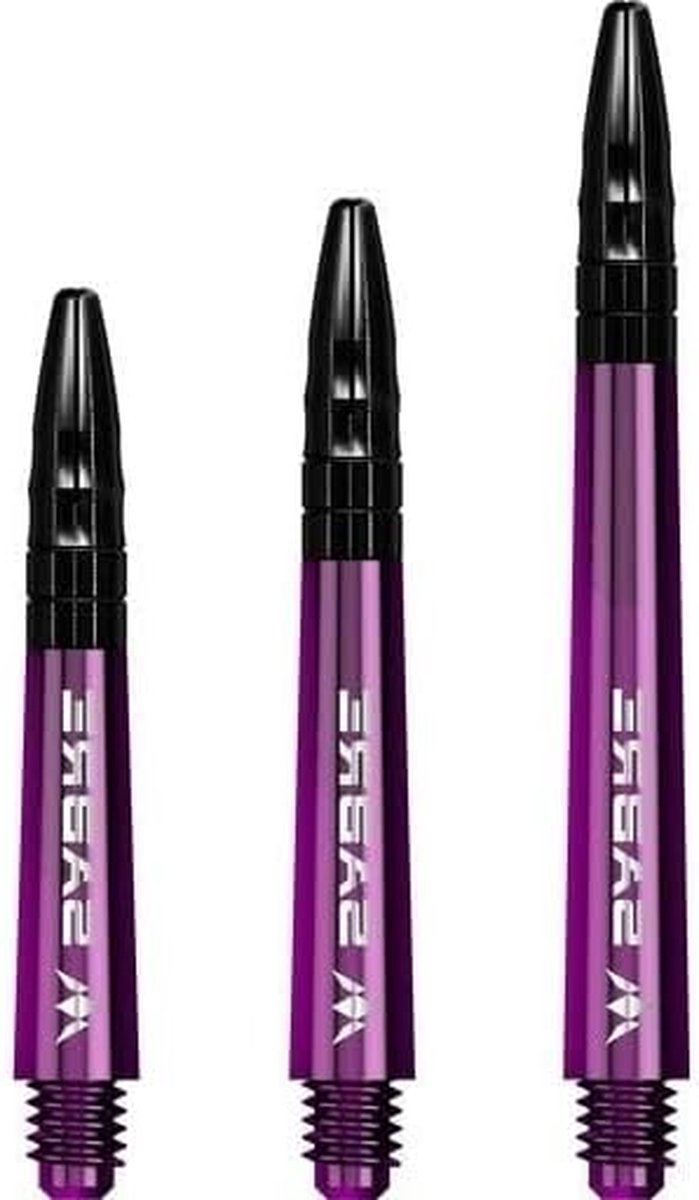Dart Shafts - Shafts - Darts Spelen - Inbetween Plus - 11 x 4 x 05 cm - Paars Zwart
