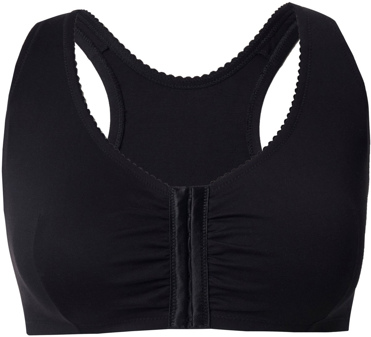 Ulla Popken Dames - Bustier borstvoedingsbeha voorsluiting - Zwart