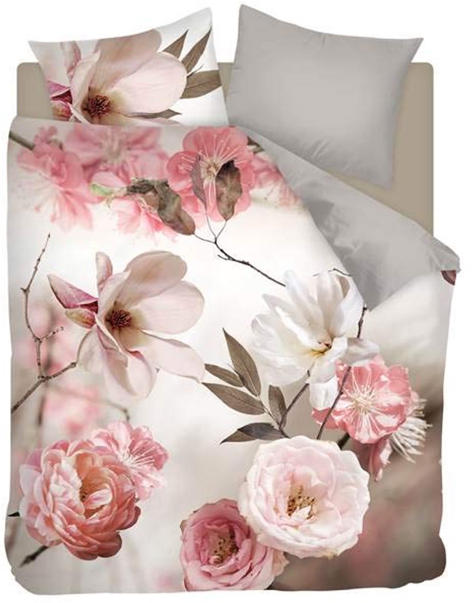 Dekbedovertrek - Tweepersoons - 200x200/220 cm + 2 kussenslopen 60x70 cm - Roze