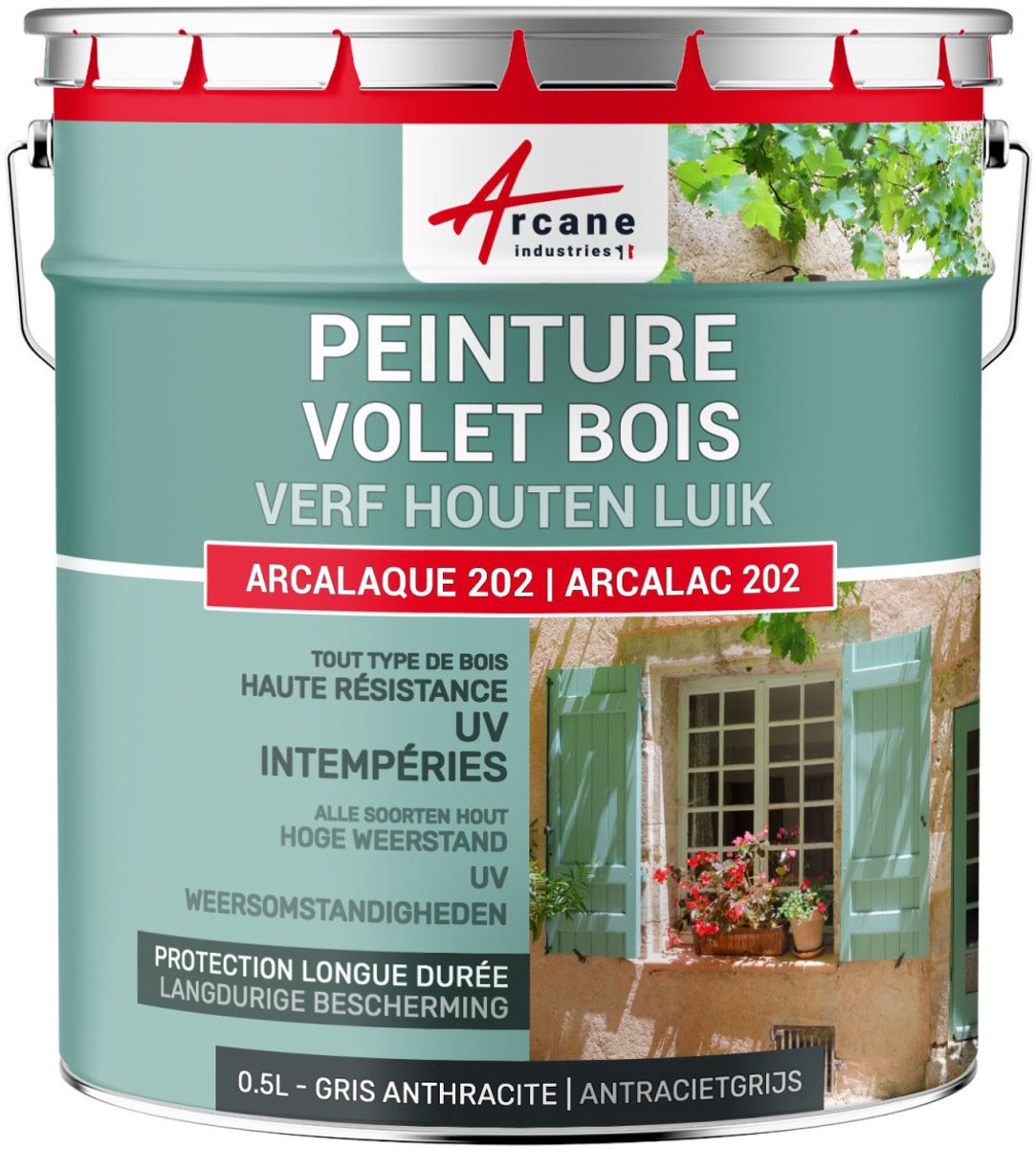 Verf voor houten luiken: ARCALAQUE 202