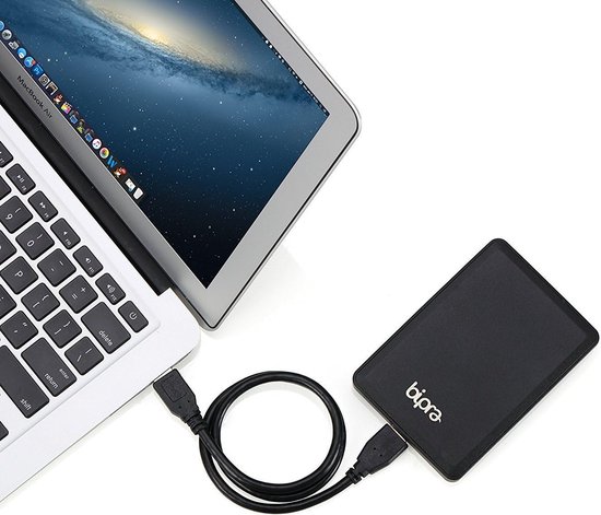 Externe Harde Schijf - Draagbare Opslag Externe Schijf - Bestanden Opslaan - Plug and Play - 25 inch 400GB - Zwart — afbeelding 2