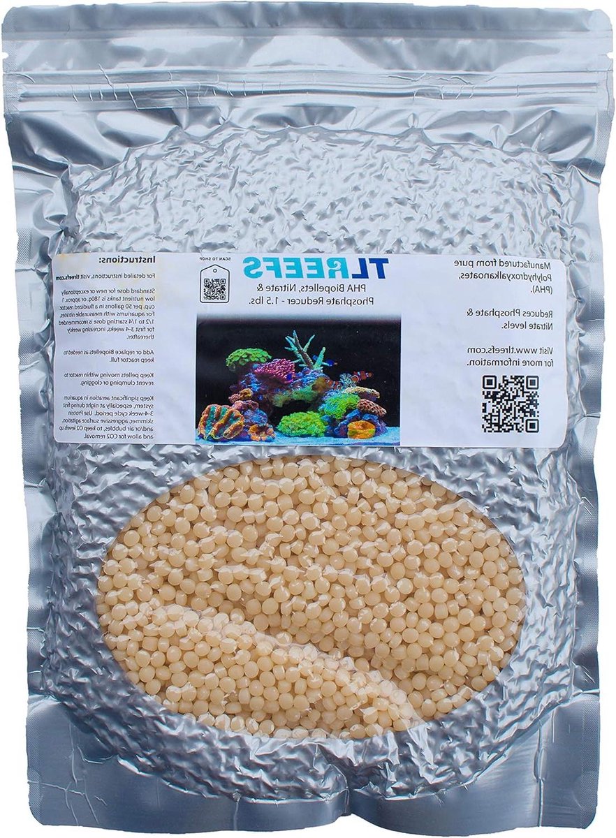 Biopellets Aquarium - Waterbehandeling Aquarium - Waterkwaliteit Verbeteren - 100% Pure PHA - 1000 ml - Niet van toepassing