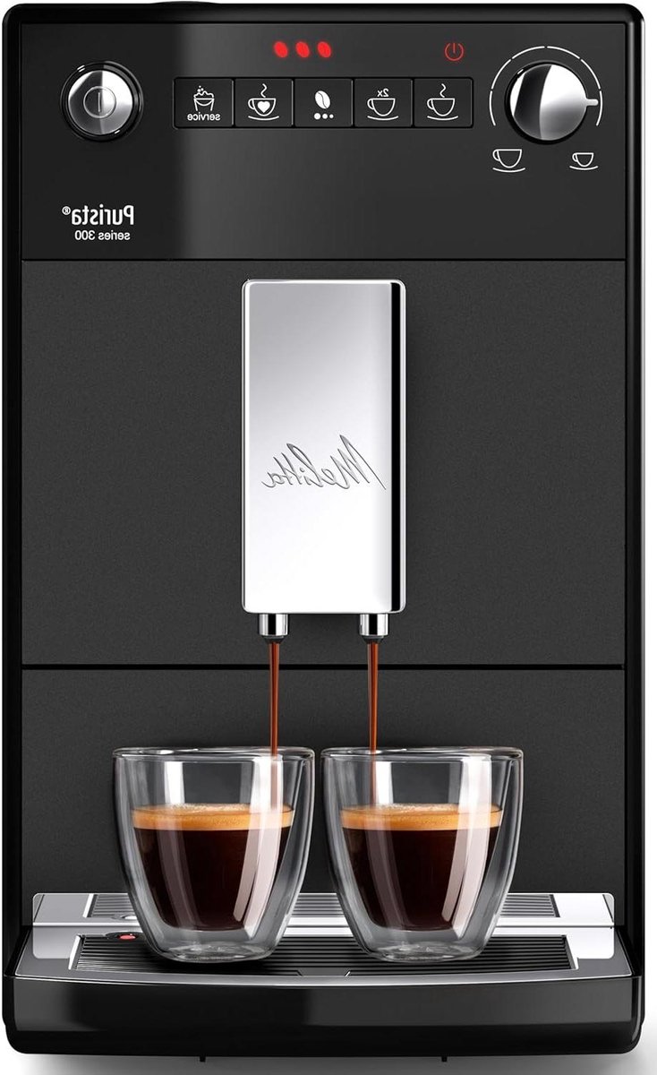Volautomatische Koffiemachine - Espresso Apparaat - Thuis Koffie Zetten - Compact Design - 7.9 kg - Mat Zwart
