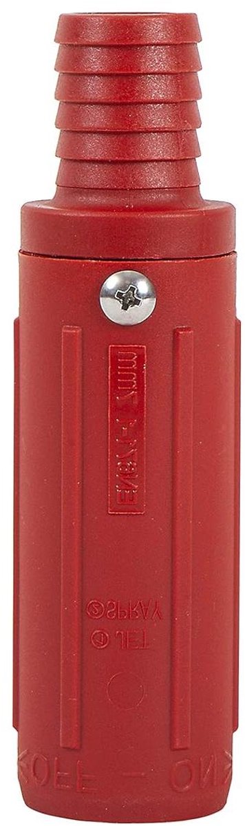Mondstuk Straalsproeier - Brandslang Mondstuk - Brandblussing - Regelbare Waterstraal - 25 mm - Rood