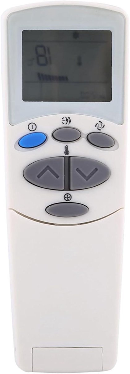 Afstandsbediening Airco - Vervangende Afstandsbediening - Airco Bediening - Plug and Play - 13.7 cm - Wit