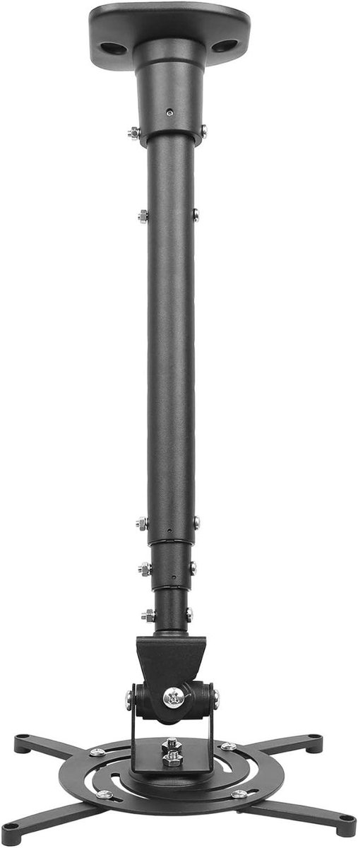 Projector Plafondbeugel - Projector Mount - Thuisbioscoop Inrichten - Volledig Verstelbaar - Tot 110 cm Uitschuifbaar - Zwart