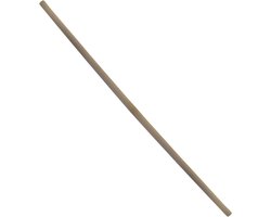 Houten Bezemsteel - Vegensteel Borstelsteel - Schoonmaken en Veegwerk - Gladde Afwerking - 150 cm x 2.5 cm - Houtkleur