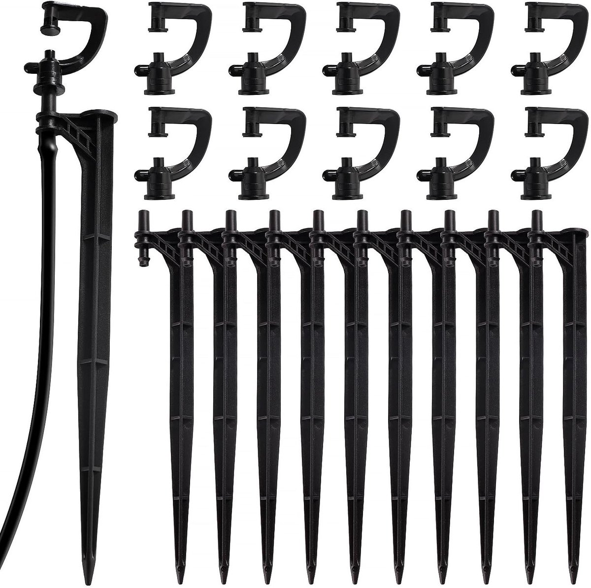 10 stuks G-type microsproeiers en micro drip buishouders voor tuin en irrigatie
