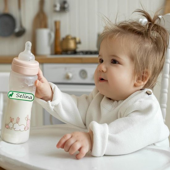 Naamstickers voor Babyflessen en Kinderopvang - Waterdicht en Wasmachinebestendig — afbeelding 2