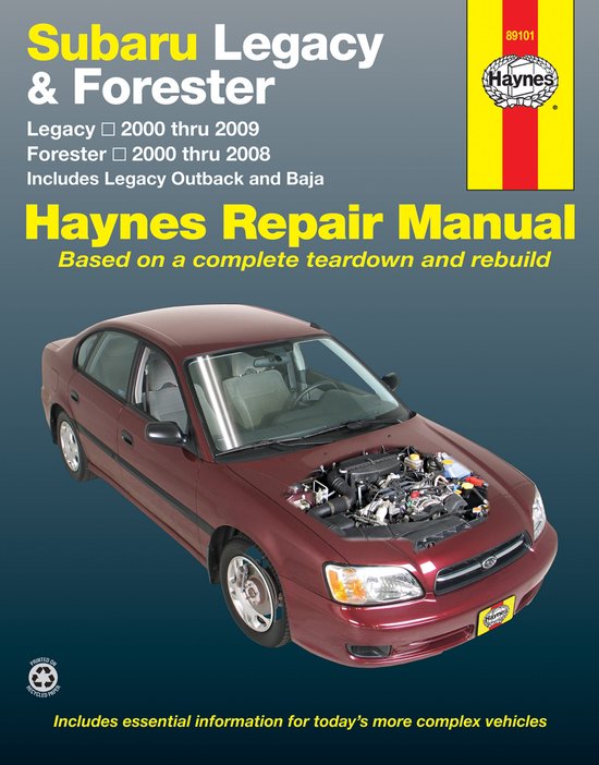 Subaru Legacy/Forester Automotive Repair - cover