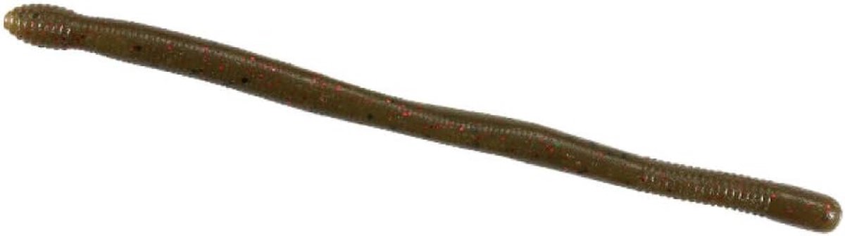 Rechte Worm - Zacht Kunstaas - Vissen - Unieke Vorm - 3.8 Inch 20 Stuks - Grijper Rood
