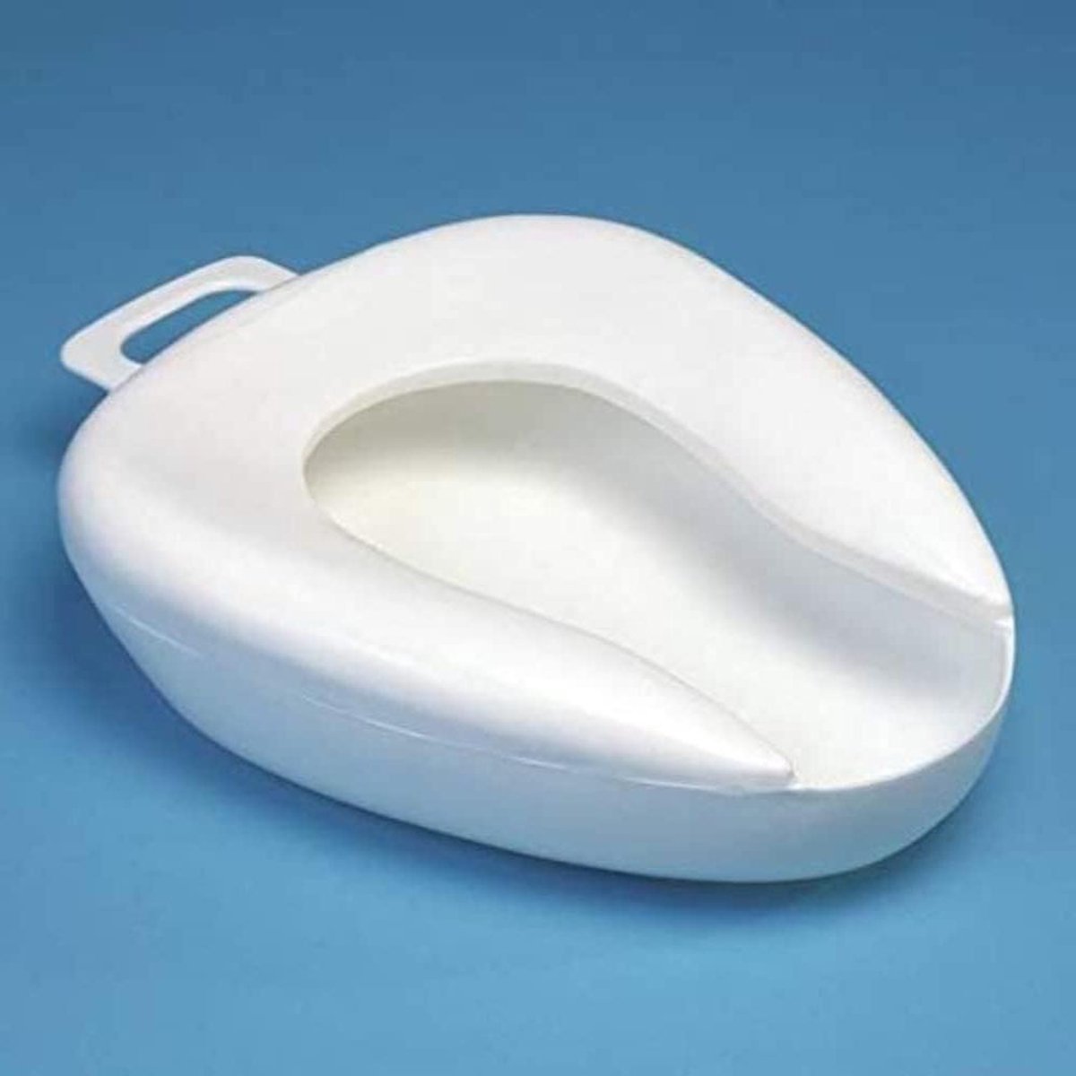 Draagbare Bedpan - Ondersteek Toilet - Thuiszorg Mobiliteit - Met Handvat - 1L Capaciteit - Wit