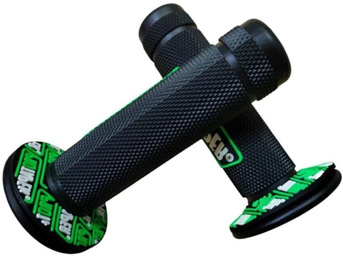 Motorcycle Handvatten - Grip Set - Motorrijden - Anti-slip Rubber - 22 mm - Rood