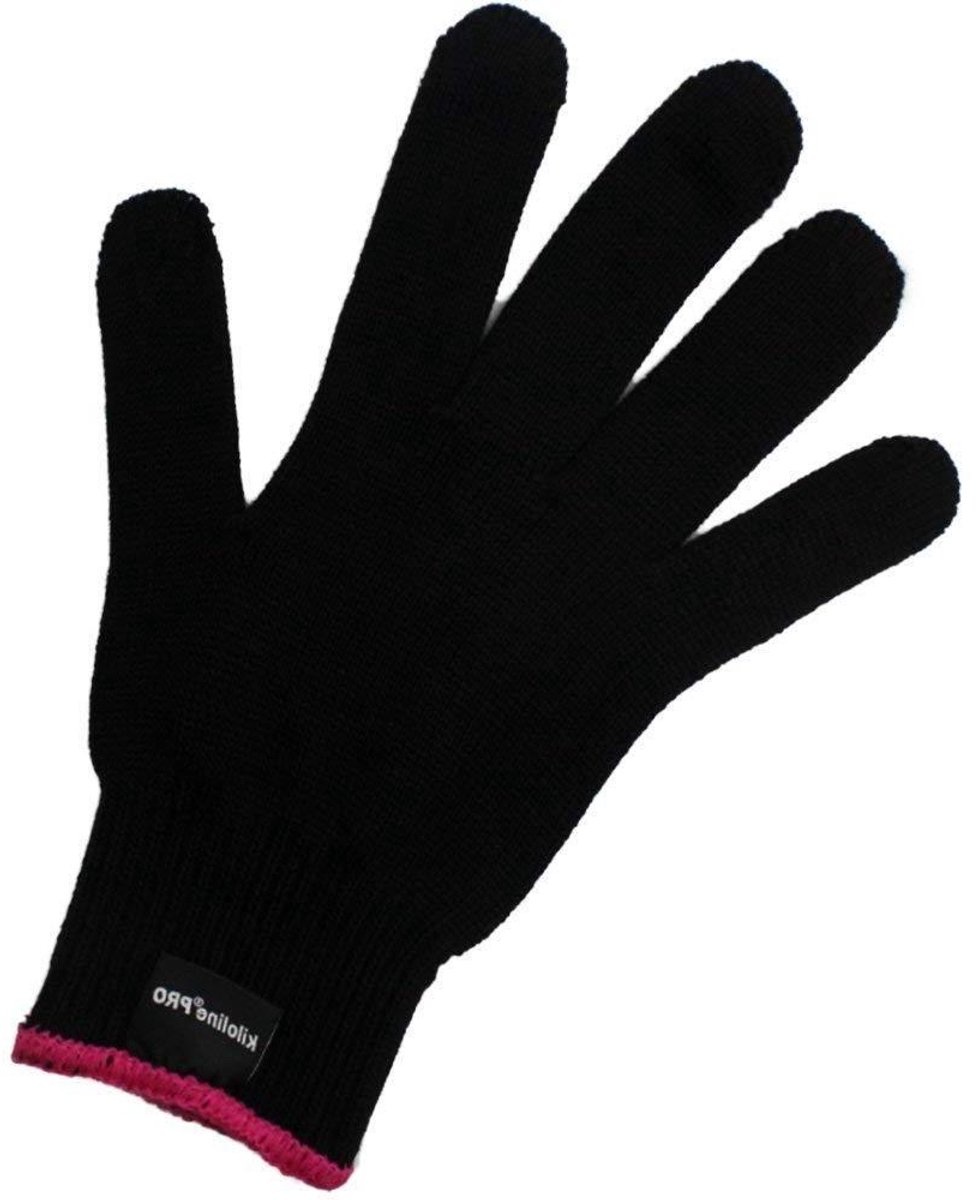 Haarstyling Handschoen - Hittebescherming Styling - Bescherming Hitte - Universeel Handig - 11 x 6.6 cm - Zwart