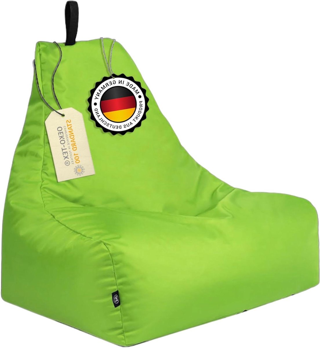 Lounge stoel - Zitzak stoel - Binnen en buiten - Waterdicht polyester - XXL formaat - Geel