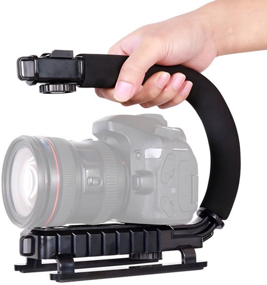 Allecto - Video-Action-Stabilisator - U-vormige grip - Voor