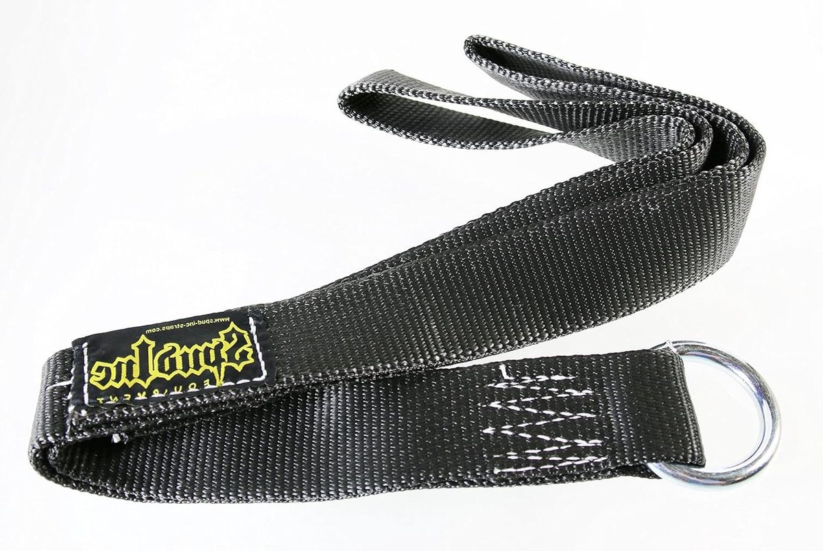 Lange Buikriem - Ab Strap - Buikspieroefeningen - Druk weg van grip - 36 inch - Zwart