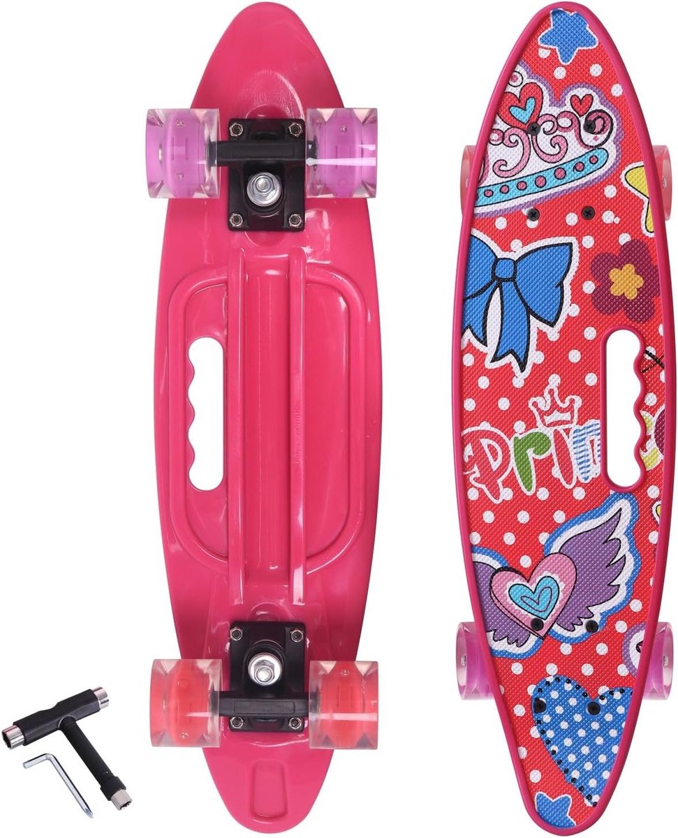 Compleet Skateboard Beginners Skateboard Kinder Skateboard Trick Skaten 9-laags Esdoorn Dek 2173 “L x 59” B