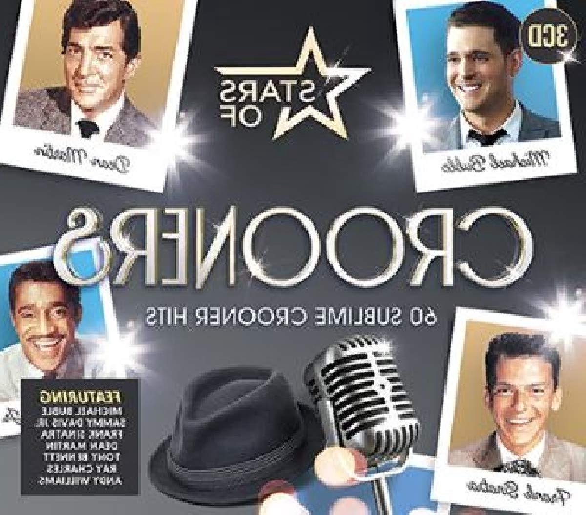 Stars Of Crooners - Muziek CD - Muziek Luisteren - Klassieke Uitvoeringen - 12.5 x 14.2 x 2.4 cm