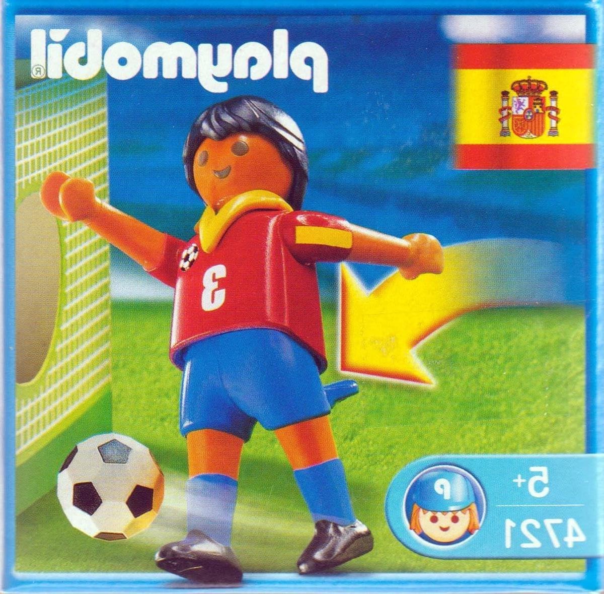 Voetbalspeler Figuur - Actiefiguur Speelgoed - Kinderen Spelen - Met Accessoires - 3.5 x 2 x 7.5 cm - Rood