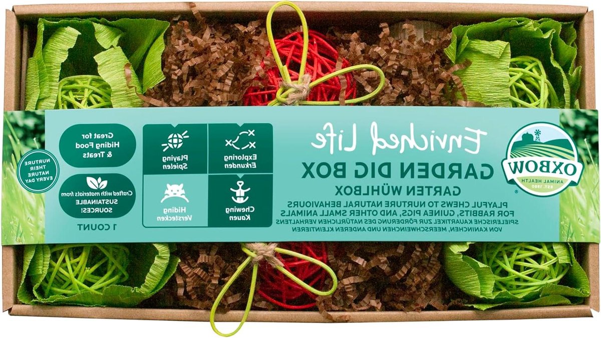 Graafbak Dier - Speelbak Kleine Dieren - Stimuleert Natuurlijk Gedrag - Tuin Thema Design - 29.85 x 15.88 cm