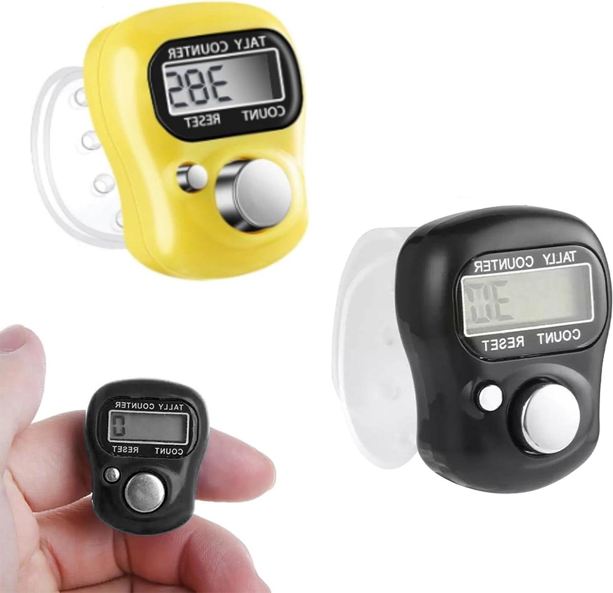 Digitale Teller - Handmatige Meter Nummerteller - Tellen van Aantallen - 5-Cijferig LCD Display