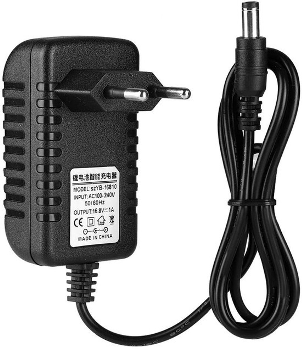 Dailygoods - 16,8v/1a Snel Opladende Lithiumbatterijladeradapter