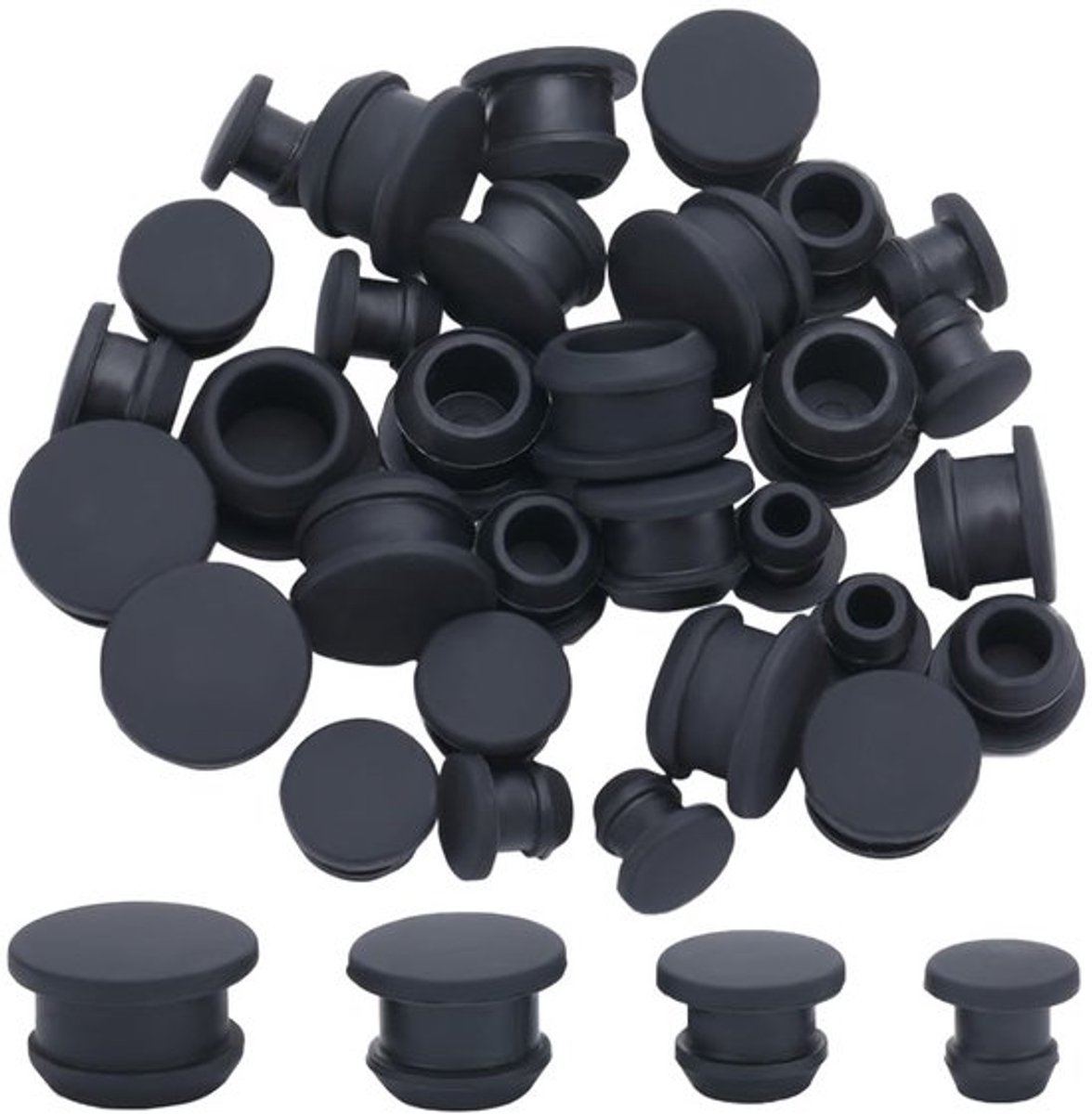 Store_7 - Siliconen Stoppers - Herbruikbare Flessendoppen - 32 Stuks
