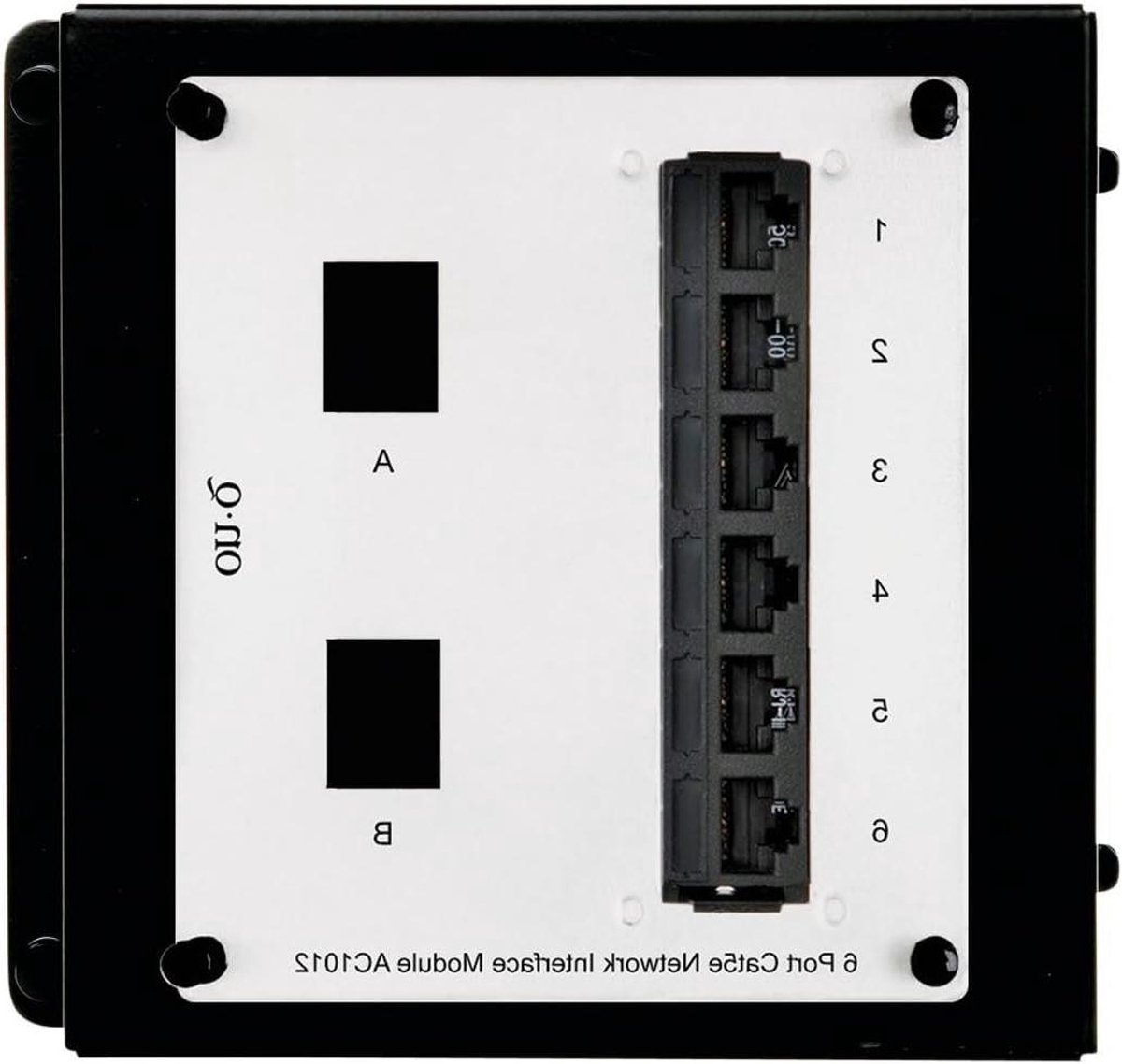 Netwerkmodule - Poorten module - Netwerk uitbreiden - 6 poorten - 15 cm - Wit