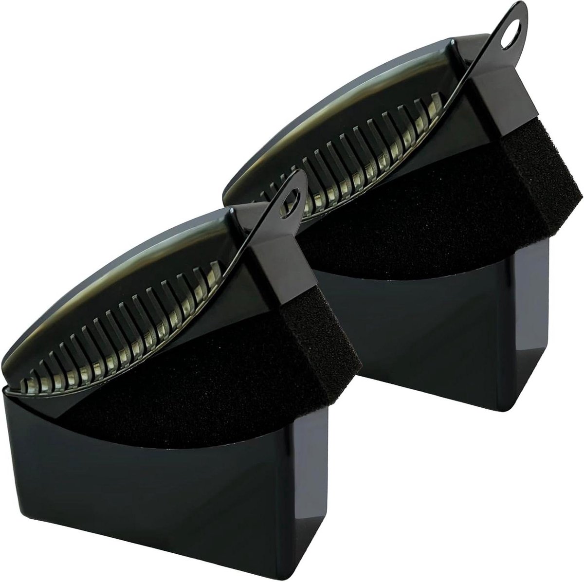 Banden Applicator Pads - Bandenspons Set - Auto Poetsen - Ergonomische Grip - 3.89 x 1.51 inch - Zwart