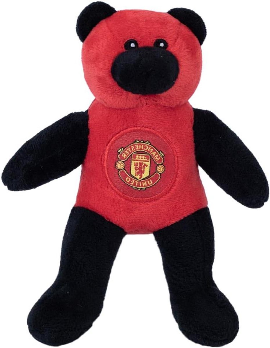 Pluche Voetbal - Knuffel Beer - Fan Merchandise - Officieel Gelicenseerd - 20 cm - Rood Zwart