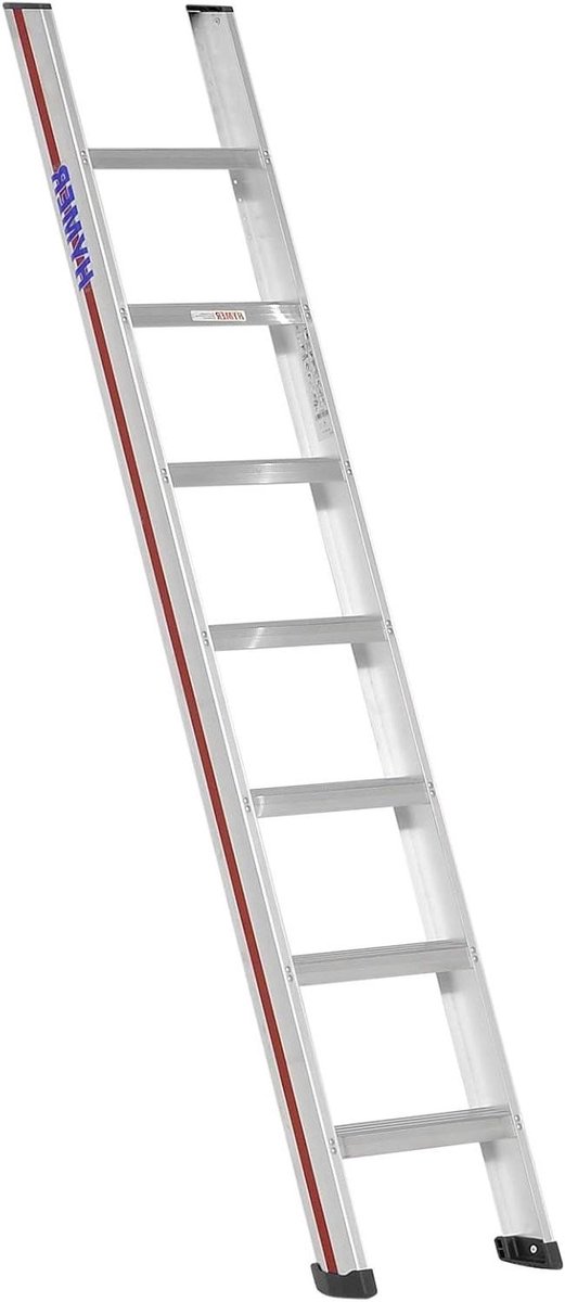 Stevige Ladder - 6 Treden - Klus Klaren - Lichtgewicht Ontwerp - Werkhoogte 2.78m - Zilverkleurig