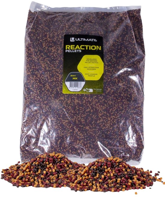 Ultimate Reaction Mixed Pellets 4.5mm (5kg) - Vispellets van Ultimate — afbeelding 2
