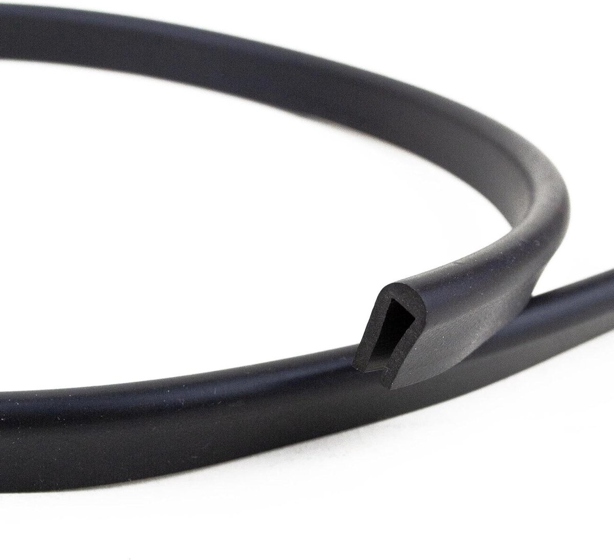 Randbescherming Profiel - Afdichtingsprofiel Rubber - Voertuig Restauratie - Flexibel EPDM Rubber - 3 meter - Zwart