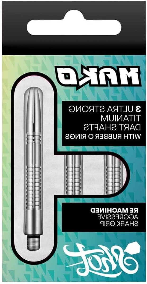 Dartshafts - Darts shafts - Darts spelen - Titanium materiaal - Short - Zilver