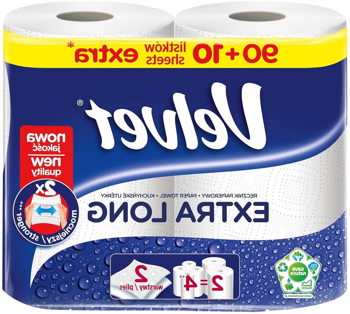 Papieren Handdoeken - Keukenrol - Hygiënisch Werken - Zeer Efficiënt - 1 stuk - Wit