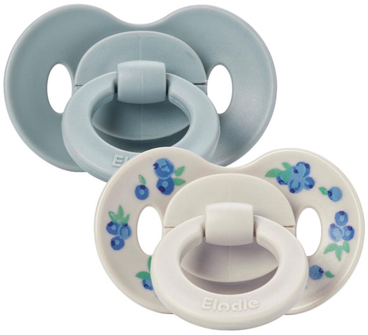 Elodie Binky Bundle Newborn - Duopack fopspenen - Siliconen spenen - Blueberry Bliss