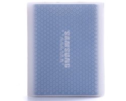 PT500 Krasbestendige All-inclusive draagbare harde schijf siliconen beschermhoes voor Samsung Portable SSD T5, met ventilatieopeningen (wit)
