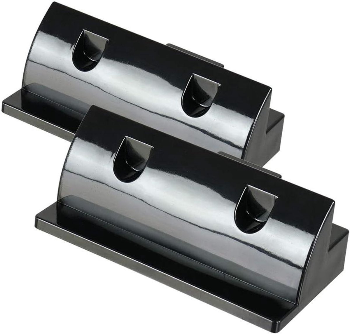 Verbindingsprofielen Zonnepaneel - Montageklemmen Zonne-energie - Zonnepanelen Monteren - Duurzame ABS Constructie - 180 x 180 mm - Zwart