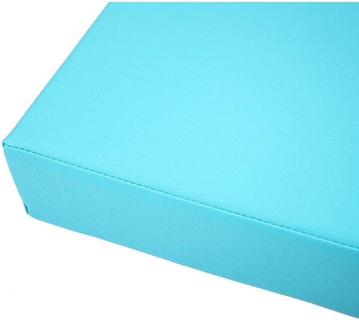 wangk Tuinbank kussen, 2 of 3 zitsbank Mat Pad Patio Bench Pad ligstoel kussen Vervanging Matras Pad Indoor Outdoor, 5cm Dikke Upgrade -Lake Blue 40×40×5cm (15×15×2in)