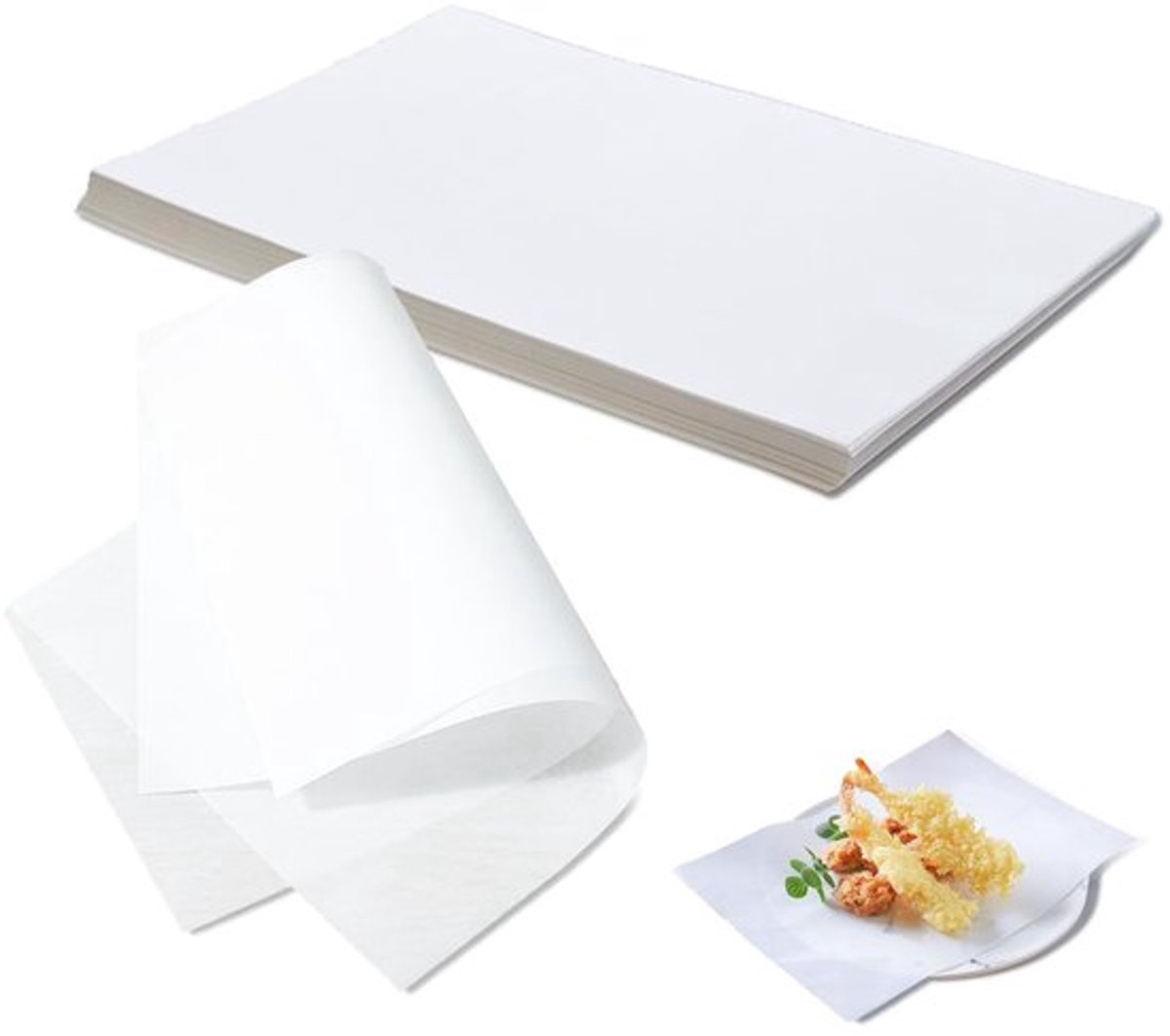 Cosensi - Bakpapier 20x30 cm - Vetdicht en waterdicht