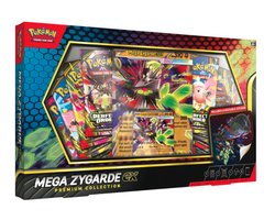 Pokémon Kaarten - Mega Zygarde EX Premium Collection - Booster Bundle - 82 Kaarten Totaal - 6x Booster Pack Mega Evolution Perfect Order + 2x Phantasmal Flames Booster Packs + 1 Foil Promokaart + 1 Grote Promokaart - TCG - Box - Cards - Speelgoed