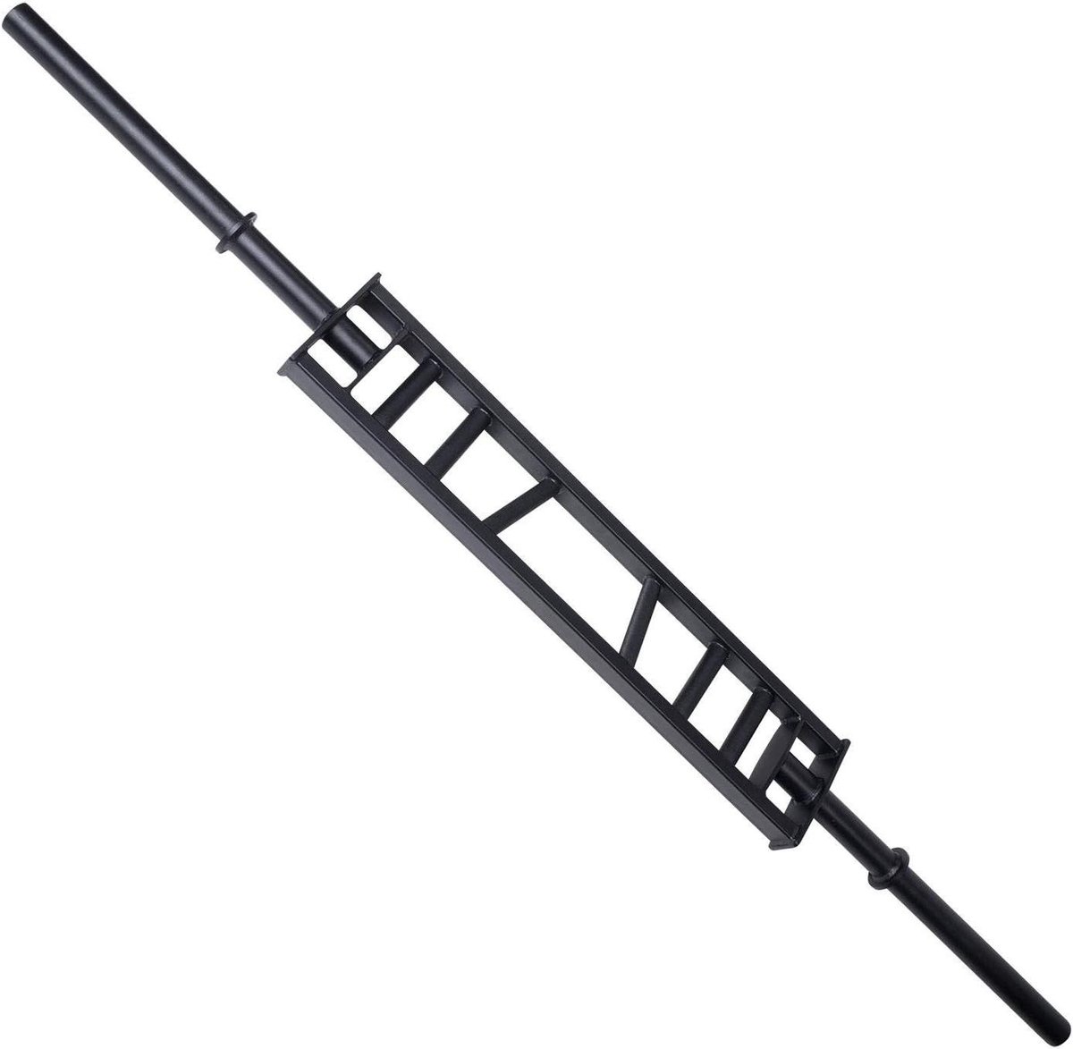 Kracht Barbell - Gewichthef Bar - Kracht Training - Drie Neutrale Grepen - 45 Pond - Zwart