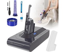6000mAh Accu Voor Dyson V8 - Vervangende Accu Voor De V8 Sv10 Stofzuiger - Vacuümbatterij