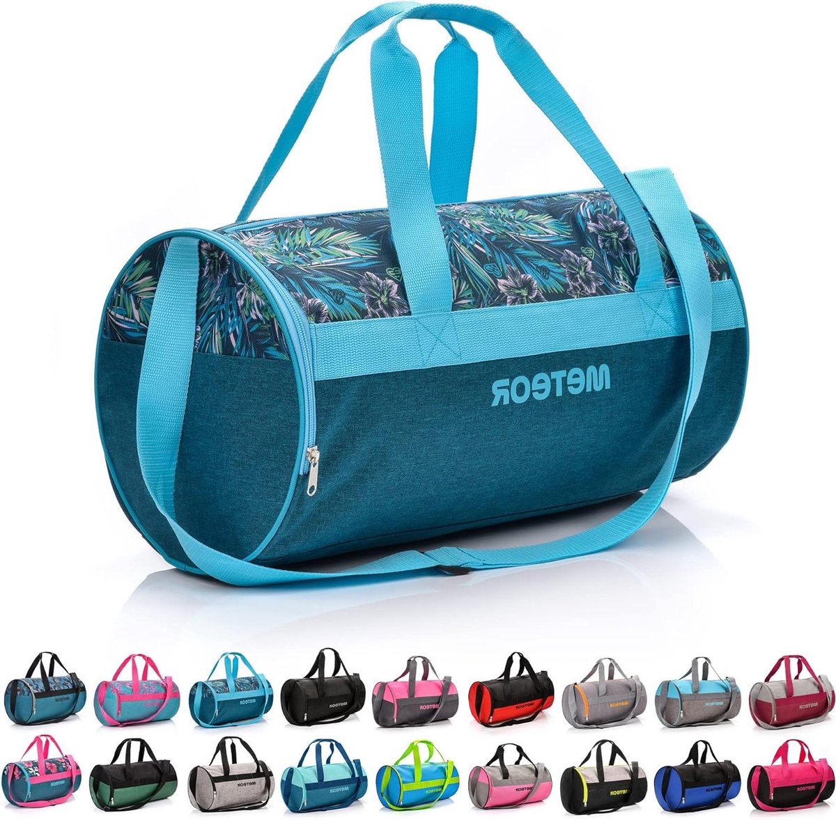 Sporttas - Duffel Tas - Fitness en Gym - Met Schoenenvak - 48 x 25 x 25 cm - Zwart