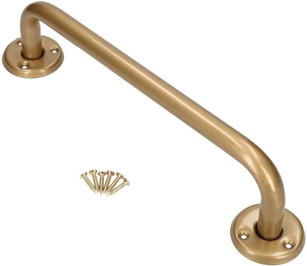 Badgreep - Douchegreep Wandbeugel - Veiligheid Thuis - Gepoedercoat Staal - 400 mm - Goud