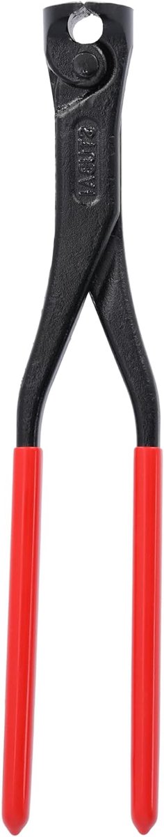 Vlechttang - Ijzeren Tang - Metaal Bewerken - Viervoudige Werking - 280 mm - Zwart/Rood