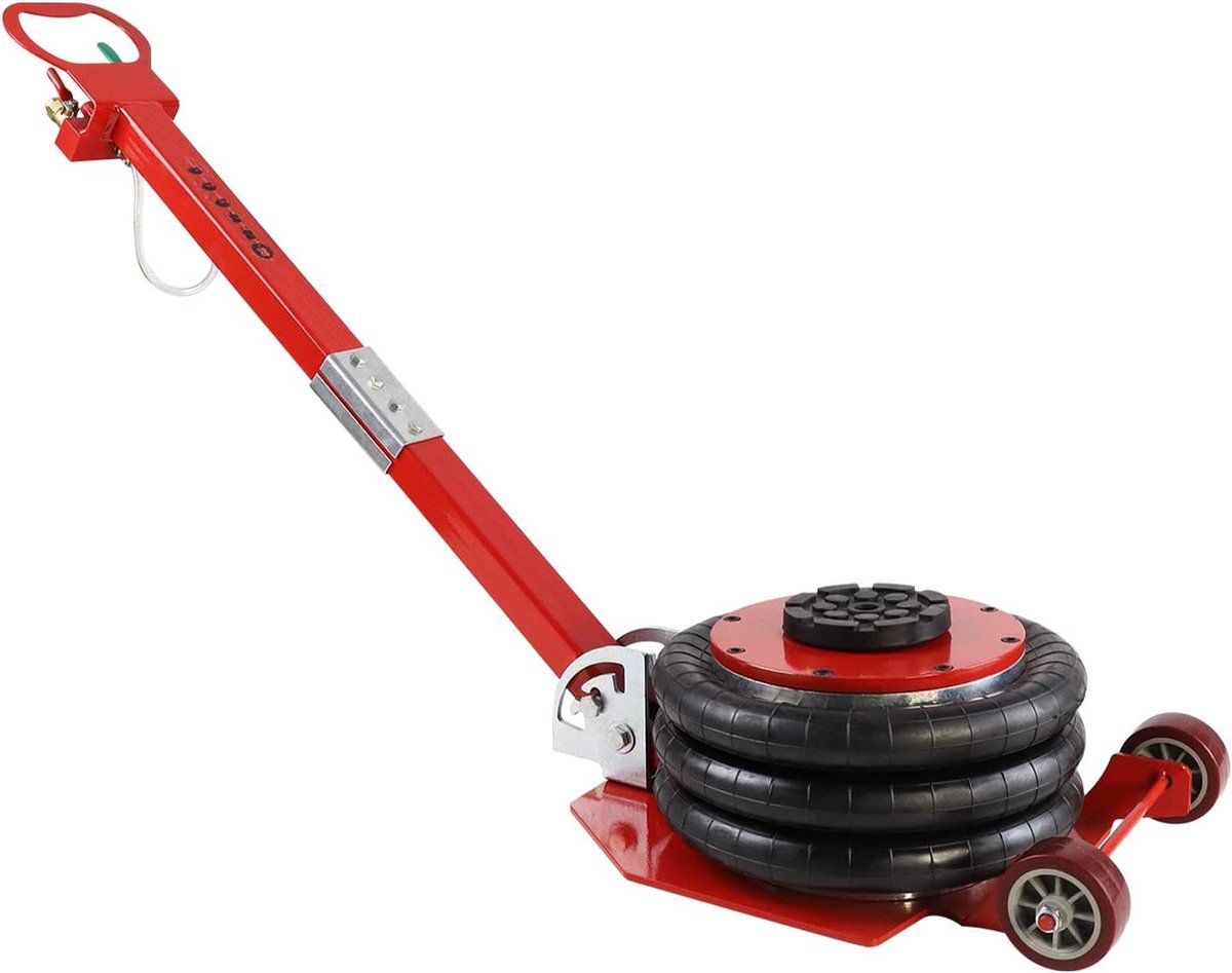 Pneumatische Krik - Luchtkrik Krik - Auto Hefen - Werkbesparende Krik - 3000 kg - Rood