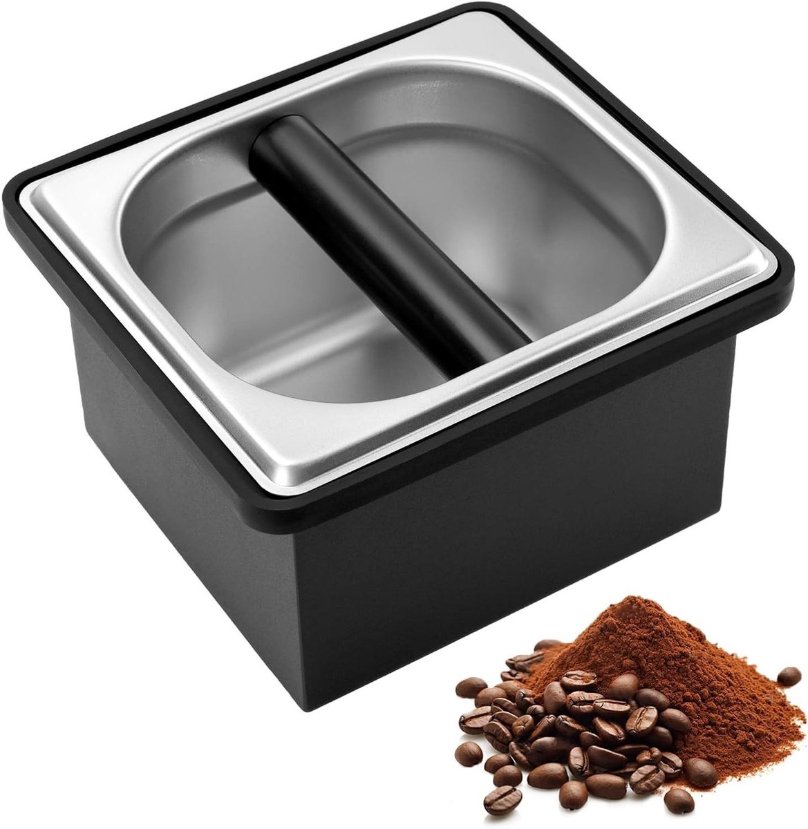 Espresso Knock Box - Koffie Pucks Container - Espresso Bereiden - Verwijderbare Anti-slip Bodem
